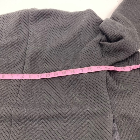 Fabletics Vanessa quilted oversized open cardigan XXS black - Picture 9 of 9